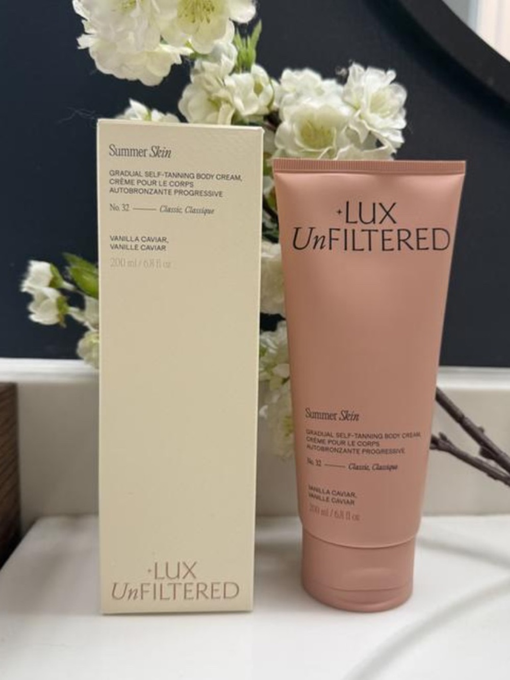 Gradual Body Cr3am - Vanilla Caviar skin lux unfiltered